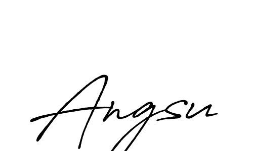 Also we have Angsu name is the best signature style. Create professional handwritten signature collection using Antro_Vectra_Bolder autograph style. Angsu signature style 7 images and pictures png