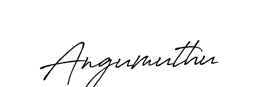Angumuthu stylish signature style. Best Handwritten Sign (Antro_Vectra_Bolder) for my name. Handwritten Signature Collection Ideas for my name Angumuthu. Angumuthu signature style 7 images and pictures png