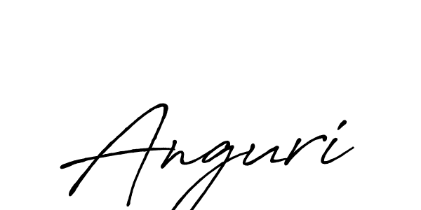 Design your own signature with our free online signature maker. With this signature software, you can create a handwritten (Antro_Vectra_Bolder) signature for name Anguri. Anguri signature style 7 images and pictures png