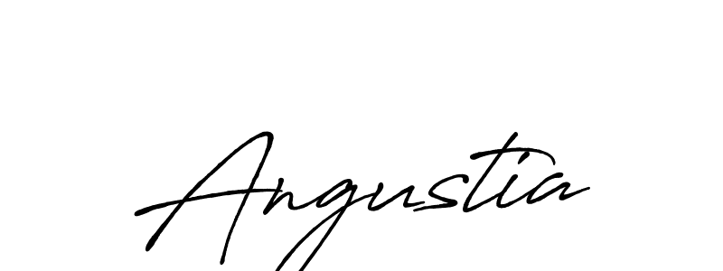 How to make Angustia signature? Antro_Vectra_Bolder is a professional autograph style. Create handwritten signature for Angustia name. Angustia signature style 7 images and pictures png