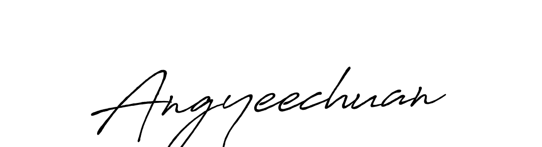 How to make Angyeechuan signature? Antro_Vectra_Bolder is a professional autograph style. Create handwritten signature for Angyeechuan name. Angyeechuan signature style 7 images and pictures png