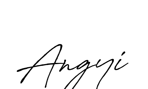 How to make Angyi signature? Antro_Vectra_Bolder is a professional autograph style. Create handwritten signature for Angyi name. Angyi signature style 7 images and pictures png