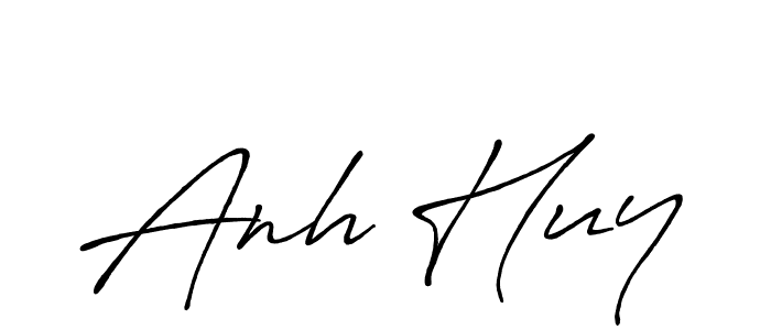 Design your own signature with our free online signature maker. With this signature software, you can create a handwritten (Antro_Vectra_Bolder) signature for name Anh Huy. Anh Huy signature style 7 images and pictures png