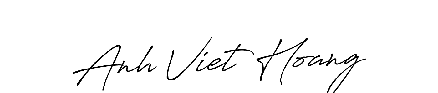 Also You can easily find your signature by using the search form. We will create Anh Viet Hoang name handwritten signature images for you free of cost using Antro_Vectra_Bolder sign style. Anh Viet Hoang signature style 7 images and pictures png