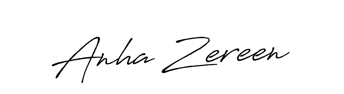 The best way (Antro_Vectra_Bolder) to make a short signature is to pick only two or three words in your name. The name Anha Zereen include a total of six letters. For converting this name. Anha Zereen signature style 7 images and pictures png