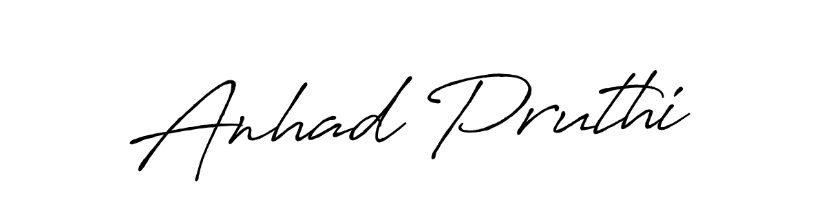 Also You can easily find your signature by using the search form. We will create Anhad Pruthi name handwritten signature images for you free of cost using Antro_Vectra_Bolder sign style. Anhad Pruthi signature style 7 images and pictures png