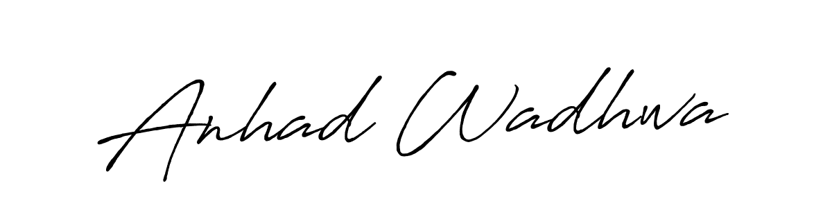 How to Draw Anhad Wadhwa signature style? Antro_Vectra_Bolder is a latest design signature styles for name Anhad Wadhwa. Anhad Wadhwa signature style 7 images and pictures png