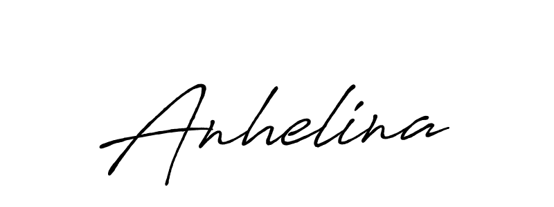 Create a beautiful signature design for name Anhelina. With this signature (Antro_Vectra_Bolder) fonts, you can make a handwritten signature for free. Anhelina signature style 7 images and pictures png