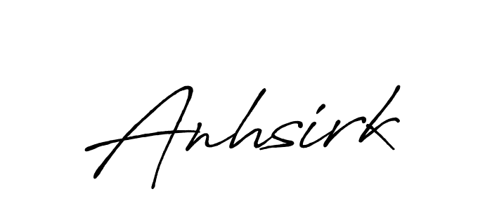 Antro_Vectra_Bolder is a professional signature style that is perfect for those who want to add a touch of class to their signature. It is also a great choice for those who want to make their signature more unique. Get Anhsirk name to fancy signature for free. Anhsirk signature style 7 images and pictures png