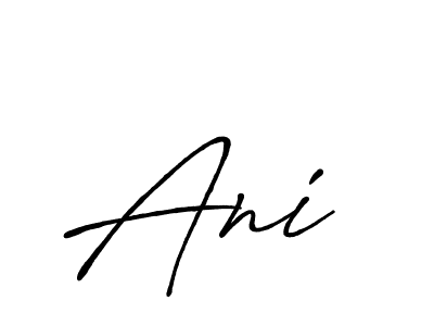Create a beautiful signature design for name Ani . With this signature (Antro_Vectra_Bolder) fonts, you can make a handwritten signature for free. Ani  signature style 7 images and pictures png