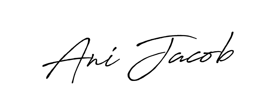 Create a beautiful signature design for name Ani Jacob. With this signature (Antro_Vectra_Bolder) fonts, you can make a handwritten signature for free. Ani Jacob signature style 7 images and pictures png