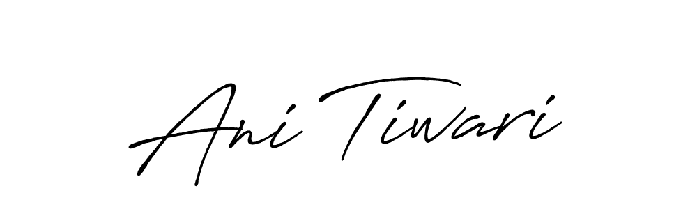 Similarly Antro_Vectra_Bolder is the best handwritten signature design. Signature creator online .You can use it as an online autograph creator for name Ani Tiwari. Ani Tiwari signature style 7 images and pictures png