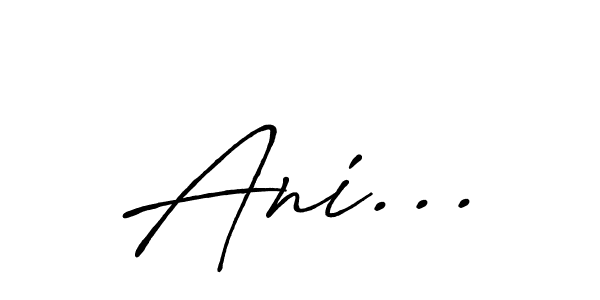 Ani... stylish signature style. Best Handwritten Sign (Antro_Vectra_Bolder) for my name. Handwritten Signature Collection Ideas for my name Ani.... Ani... signature style 7 images and pictures png