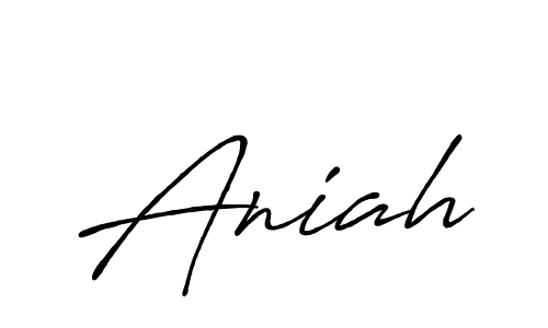 Best and Professional Signature Style for Aniah. Antro_Vectra_Bolder Best Signature Style Collection. Aniah signature style 7 images and pictures png