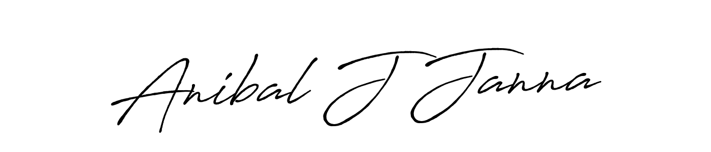 Similarly Antro_Vectra_Bolder is the best handwritten signature design. Signature creator online .You can use it as an online autograph creator for name Anibal J Janna. Anibal J Janna signature style 7 images and pictures png