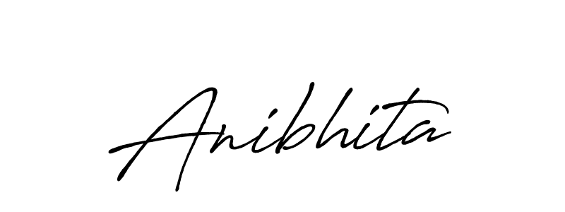 It looks lik you need a new signature style for name Anibhita. Design unique handwritten (Antro_Vectra_Bolder) signature with our free signature maker in just a few clicks. Anibhita signature style 7 images and pictures png