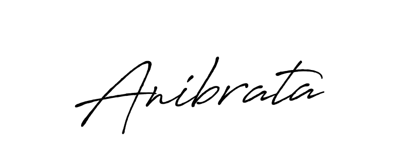 Use a signature maker to create a handwritten signature online. With this signature software, you can design (Antro_Vectra_Bolder) your own signature for name Anibrata. Anibrata signature style 7 images and pictures png