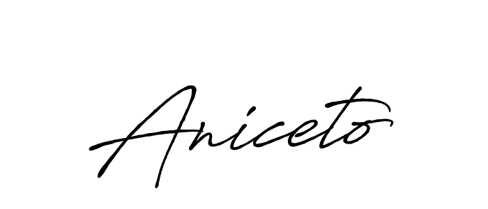 You can use this online signature creator to create a handwritten signature for the name Aniceto. This is the best online autograph maker. Aniceto signature style 7 images and pictures png