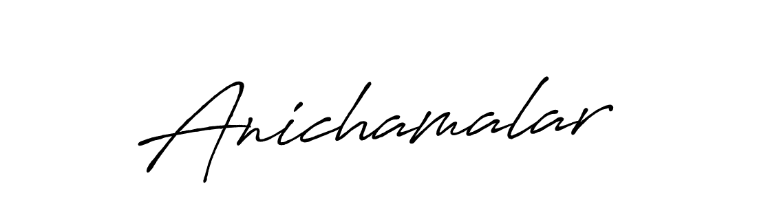 You can use this online signature creator to create a handwritten signature for the name Anichamalar. This is the best online autograph maker. Anichamalar signature style 7 images and pictures png