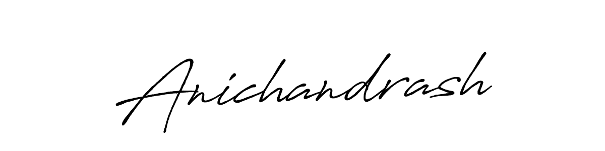 You can use this online signature creator to create a handwritten signature for the name Anichandrash. This is the best online autograph maker. Anichandrash signature style 7 images and pictures png