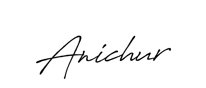 You should practise on your own different ways (Antro_Vectra_Bolder) to write your name (Anichur) in signature. don't let someone else do it for you. Anichur signature style 7 images and pictures png
