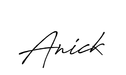 Similarly Antro_Vectra_Bolder is the best handwritten signature design. Signature creator online .You can use it as an online autograph creator for name Anick. Anick signature style 7 images and pictures png