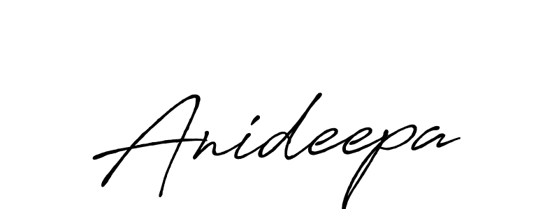 Anideepa stylish signature style. Best Handwritten Sign (Antro_Vectra_Bolder) for my name. Handwritten Signature Collection Ideas for my name Anideepa. Anideepa signature style 7 images and pictures png