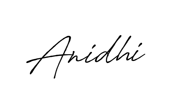 You should practise on your own different ways (Antro_Vectra_Bolder) to write your name (Anidhi) in signature. don't let someone else do it for you. Anidhi signature style 7 images and pictures png