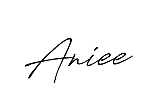 Also we have Aniee name is the best signature style. Create professional handwritten signature collection using Antro_Vectra_Bolder autograph style. Aniee signature style 7 images and pictures png