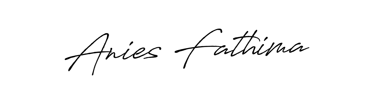 Antro_Vectra_Bolder is a professional signature style that is perfect for those who want to add a touch of class to their signature. It is also a great choice for those who want to make their signature more unique. Get Anies Fathima name to fancy signature for free. Anies Fathima signature style 7 images and pictures png