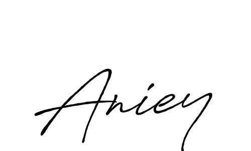 if you are searching for the best signature style for your name Aniey. so please give up your signature search. here we have designed multiple signature styles  using Antro_Vectra_Bolder. Aniey signature style 7 images and pictures png