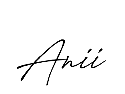 Also we have Anii name is the best signature style. Create professional handwritten signature collection using Antro_Vectra_Bolder autograph style. Anii signature style 7 images and pictures png