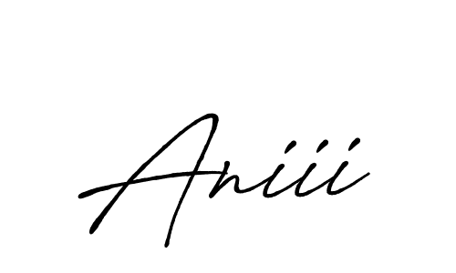 Also You can easily find your signature by using the search form. We will create Aniii name handwritten signature images for you free of cost using Antro_Vectra_Bolder sign style. Aniii signature style 7 images and pictures png