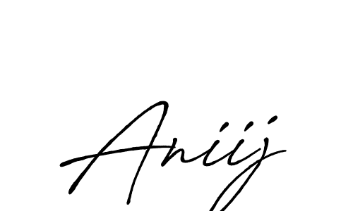 Aniij stylish signature style. Best Handwritten Sign (Antro_Vectra_Bolder) for my name. Handwritten Signature Collection Ideas for my name Aniij. Aniij signature style 7 images and pictures png