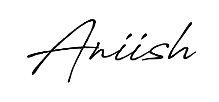 Build your personal autograph collection for name Aniish with Antro_Vectra_Bolder design. Browse, select, and save your favorites. Aniish signature style 7 images and pictures png