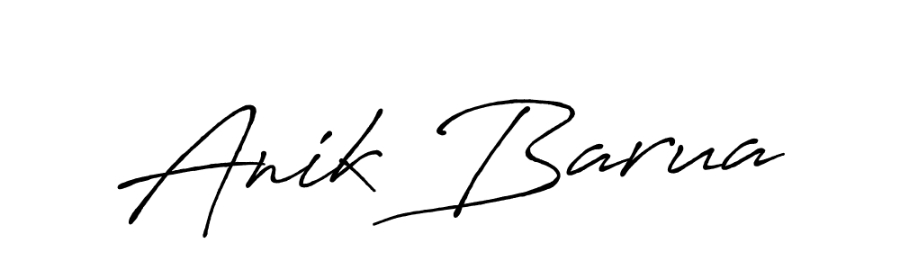 Also we have Anik Barua name is the best signature style. Create professional handwritten signature collection using Antro_Vectra_Bolder autograph style. Anik Barua signature style 7 images and pictures png