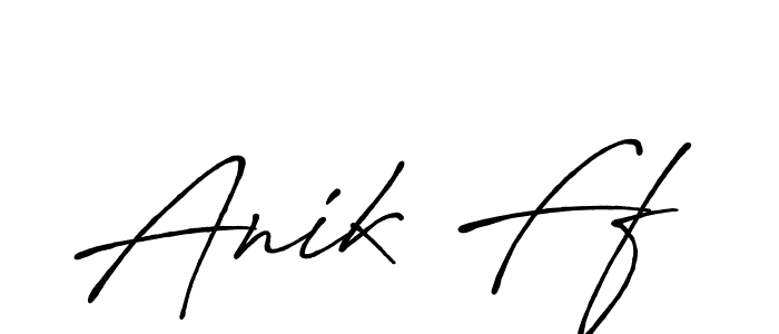 Use a signature maker to create a handwritten signature online. With this signature software, you can design (Antro_Vectra_Bolder) your own signature for name Anik Ff. Anik Ff signature style 7 images and pictures png