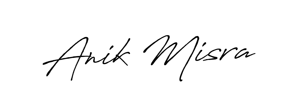 Also we have Anik Misra name is the best signature style. Create professional handwritten signature collection using Antro_Vectra_Bolder autograph style. Anik Misra signature style 7 images and pictures png