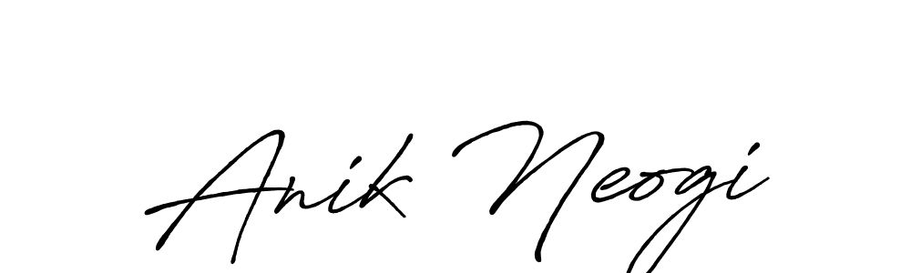 Make a beautiful signature design for name Anik Neogi. Use this online signature maker to create a handwritten signature for free. Anik Neogi signature style 7 images and pictures png