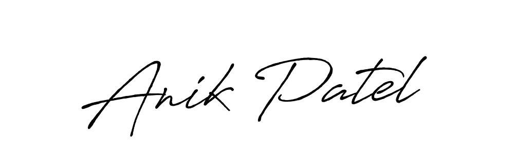 How to Draw Anik Patel signature style? Antro_Vectra_Bolder is a latest design signature styles for name Anik Patel. Anik Patel signature style 7 images and pictures png