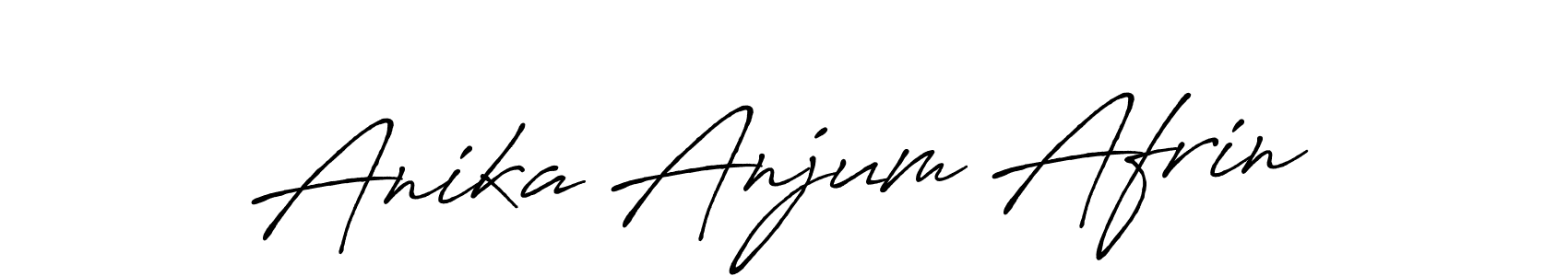 Use a signature maker to create a handwritten signature online. With this signature software, you can design (Antro_Vectra_Bolder) your own signature for name Anika Anjum Afrin. Anika Anjum Afrin signature style 7 images and pictures png