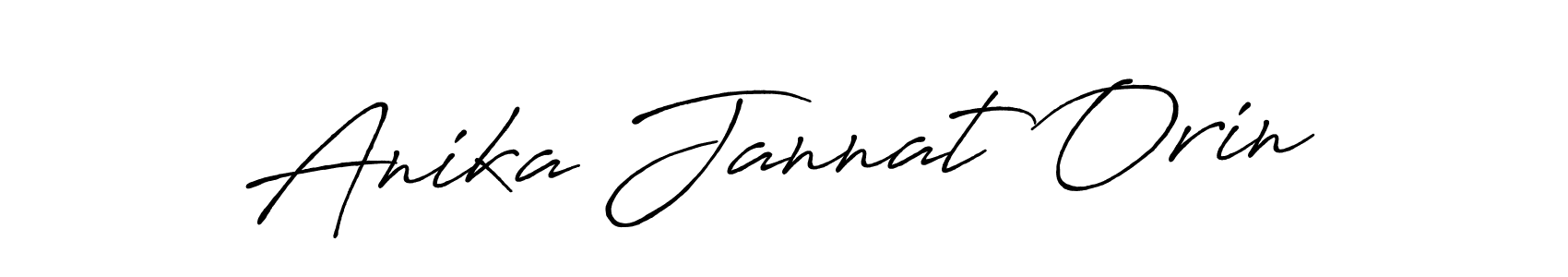 How to make Anika Jannat Orin signature? Antro_Vectra_Bolder is a professional autograph style. Create handwritten signature for Anika Jannat Orin name. Anika Jannat Orin signature style 7 images and pictures png
