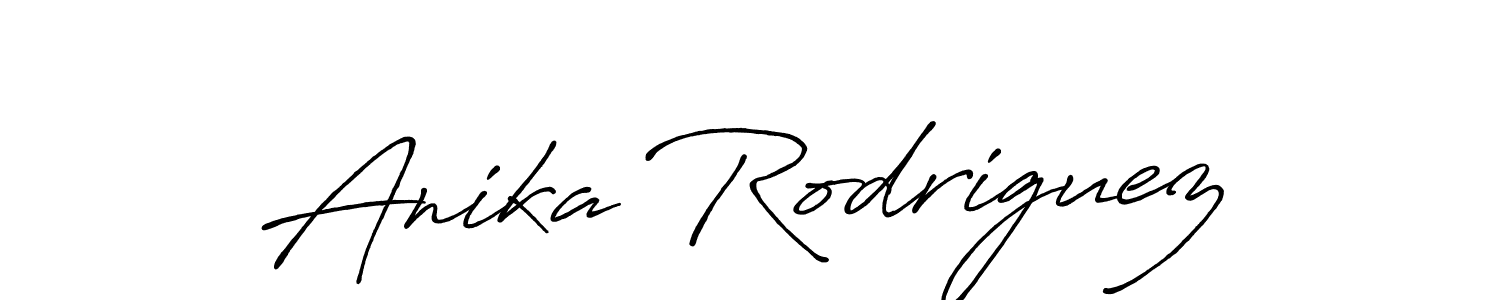 You can use this online signature creator to create a handwritten signature for the name Anika Rodriguez. This is the best online autograph maker. Anika Rodriguez signature style 7 images and pictures png