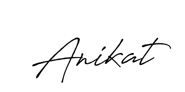 Create a beautiful signature design for name Anikat. With this signature (Antro_Vectra_Bolder) fonts, you can make a handwritten signature for free. Anikat signature style 7 images and pictures png