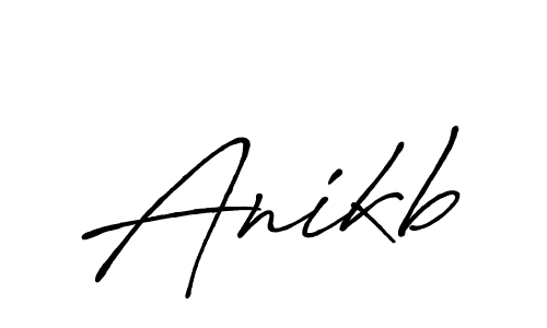 How to make Anikb signature? Antro_Vectra_Bolder is a professional autograph style. Create handwritten signature for Anikb name. Anikb signature style 7 images and pictures png