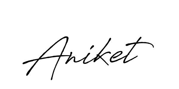 The best way (Antro_Vectra_Bolder) to make a short signature is to pick only two or three words in your name. The name Aniket include a total of six letters. For converting this name. Aniket signature style 7 images and pictures png