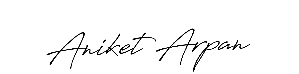 Also You can easily find your signature by using the search form. We will create Aniket Arpan name handwritten signature images for you free of cost using Antro_Vectra_Bolder sign style. Aniket Arpan signature style 7 images and pictures png