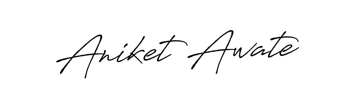 if you are searching for the best signature style for your name Aniket Awate. so please give up your signature search. here we have designed multiple signature styles  using Antro_Vectra_Bolder. Aniket Awate signature style 7 images and pictures png