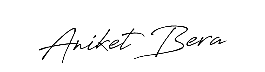 Aniket Bera stylish signature style. Best Handwritten Sign (Antro_Vectra_Bolder) for my name. Handwritten Signature Collection Ideas for my name Aniket Bera. Aniket Bera signature style 7 images and pictures png