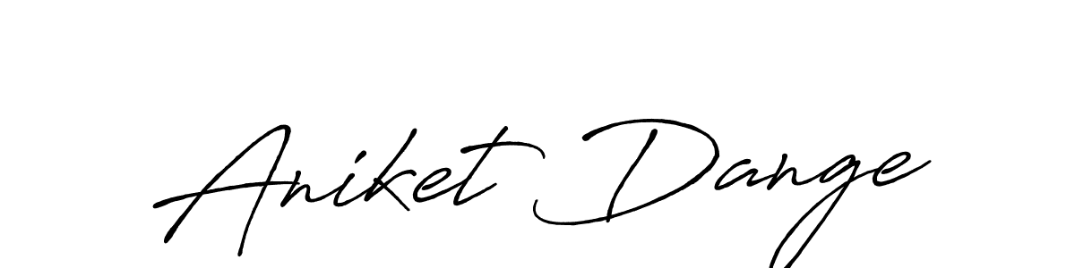 if you are searching for the best signature style for your name Aniket Dange. so please give up your signature search. here we have designed multiple signature styles  using Antro_Vectra_Bolder. Aniket Dange signature style 7 images and pictures png